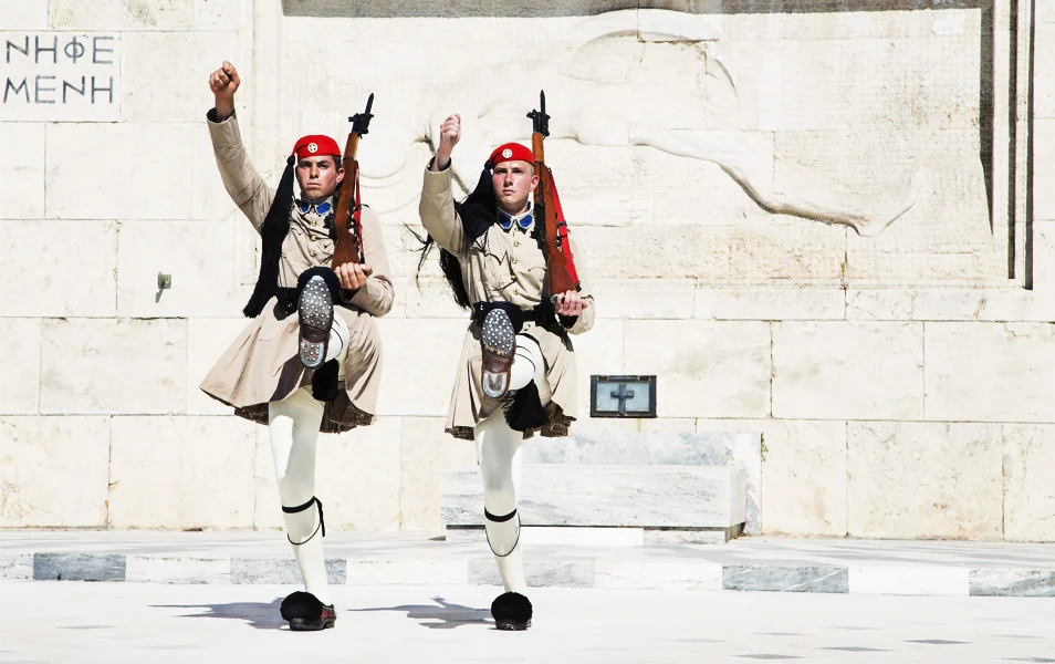 Cambio de guardia Parlamento Tour Privado Atenas en español
