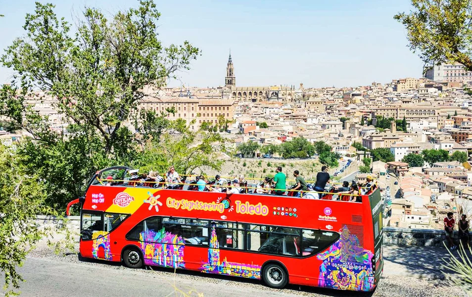 Panorámica de Toledo en el recorrido del Bus turístico en Toledo