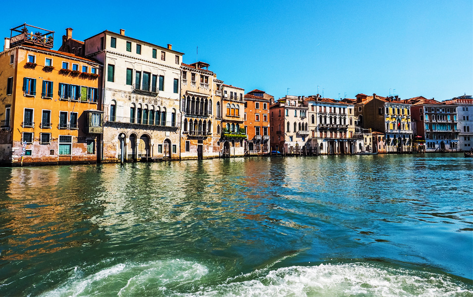 Imagen del gran canal de Venecia